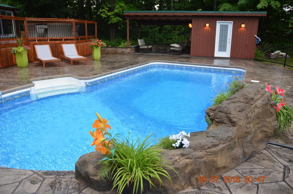 Vila Lecomte De La Fontaine North Hatley Exteriér fotografie